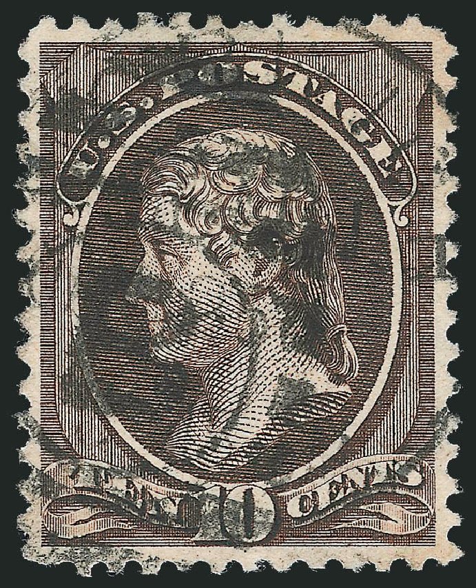 Value of US Stamp Scott Cat. #209 - 1882 10c Thomas Jefferson. Robert Siegel Auction Galleries, Sep 2012, Sale 1027, Lot 97