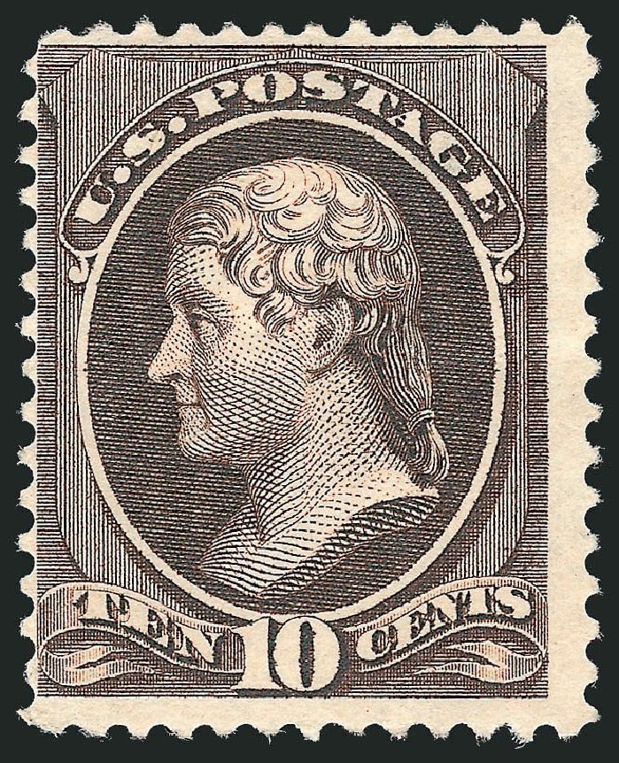 Prices of US Stamps Scott Catalog #209 - 1882 10c Thomas Jefferson. Robert Siegel Auction Galleries, Nov 2013, Sale 1061, Lot 3637