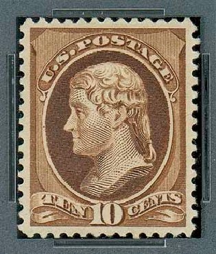 Price of US Stamp Scott Catalogue # 209 - 1882 10c Thomas Jefferson. Matthew Bennett International, Oct 2007, Sale 322, Lot 2068