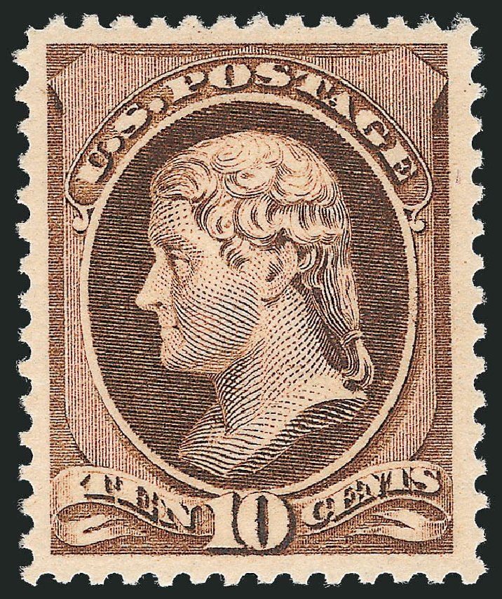 Prices of US Stamps Scott Catalogue #209: 10c 1882 Thomas Jefferson. Robert Siegel Auction Galleries, Mar 2011, Sale 1007, Lot 2368