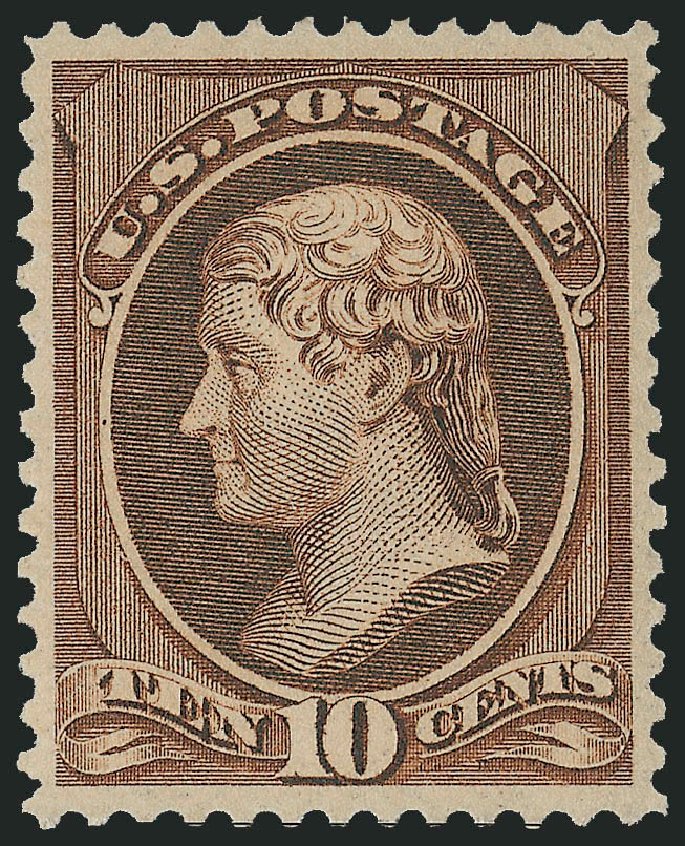 Costs of US Stamps Scott Cat. #209: 10c 1882 Thomas Jefferson. Robert Siegel Auction Galleries, Dec 2009, Sale 978, Lot 1048