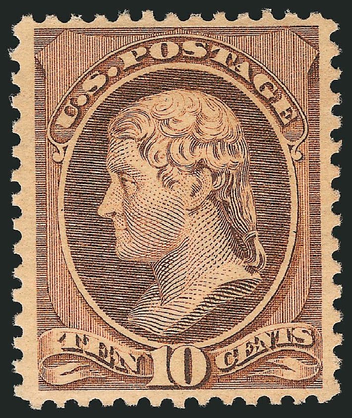 US Stamp Prices Scott Catalog # 209: 10c 1882 Thomas Jefferson. Robert Siegel Auction Galleries, Sep 2014, Sale 1078, Lot 329