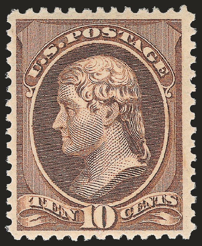 Prices of US Stamps Scott #209 - 1882 10c Thomas Jefferson. Robert Siegel Auction Galleries, Apr 2009, Sale 972, Lot 3209