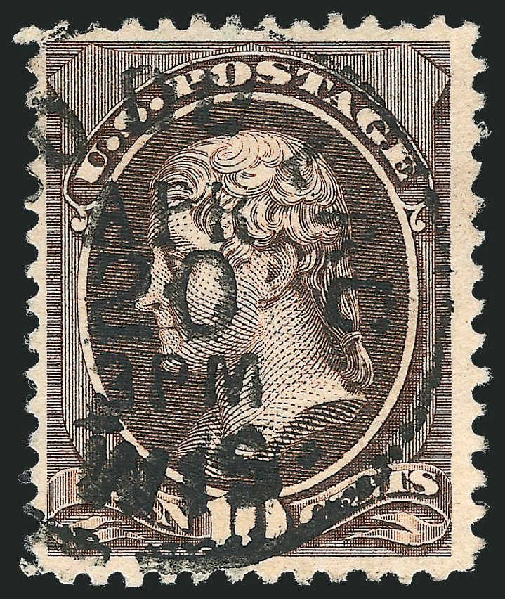 Costs of US Stamp Scott 209 - 10c 1882 Thomas Jefferson. Robert Siegel Auction Galleries, Oct 2011, Sale 1014, Lot 1431