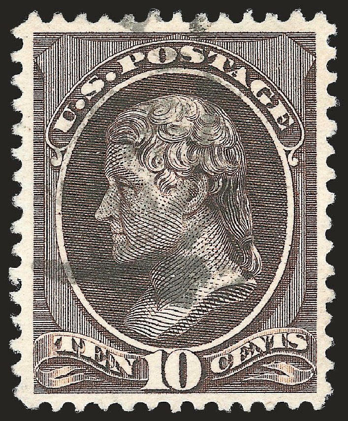 Prices of US Stamp Scott Cat. #209: 1882 10c Thomas Jefferson. Robert Siegel Auction Galleries, Jun 2010, Sale 992, Lot 2261