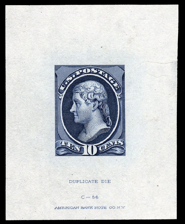 Price of US Stamps Scott Catalog 209: 10c 1882 Thomas Jefferson. Cherrystone Auctions, Jul 2009, Sale 200907, Lot 144