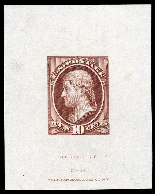 Prices of US Stamp Scott Catalog #209 - 1882 10c Thomas Jefferson. Cherrystone Auctions, Sep 2011, Sale 201109, Lot 7024