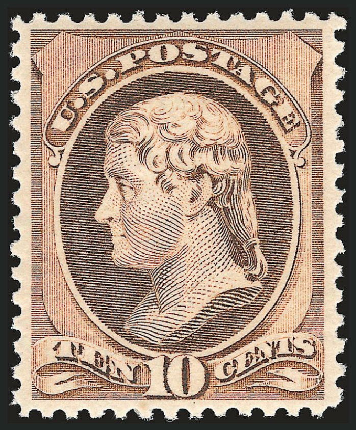 US Stamps Price Scott Catalogue # 209 - 10c 1882 Thomas Jefferson. Robert Siegel Auction Galleries, Dec 2009, Sale 982, Lot 5504