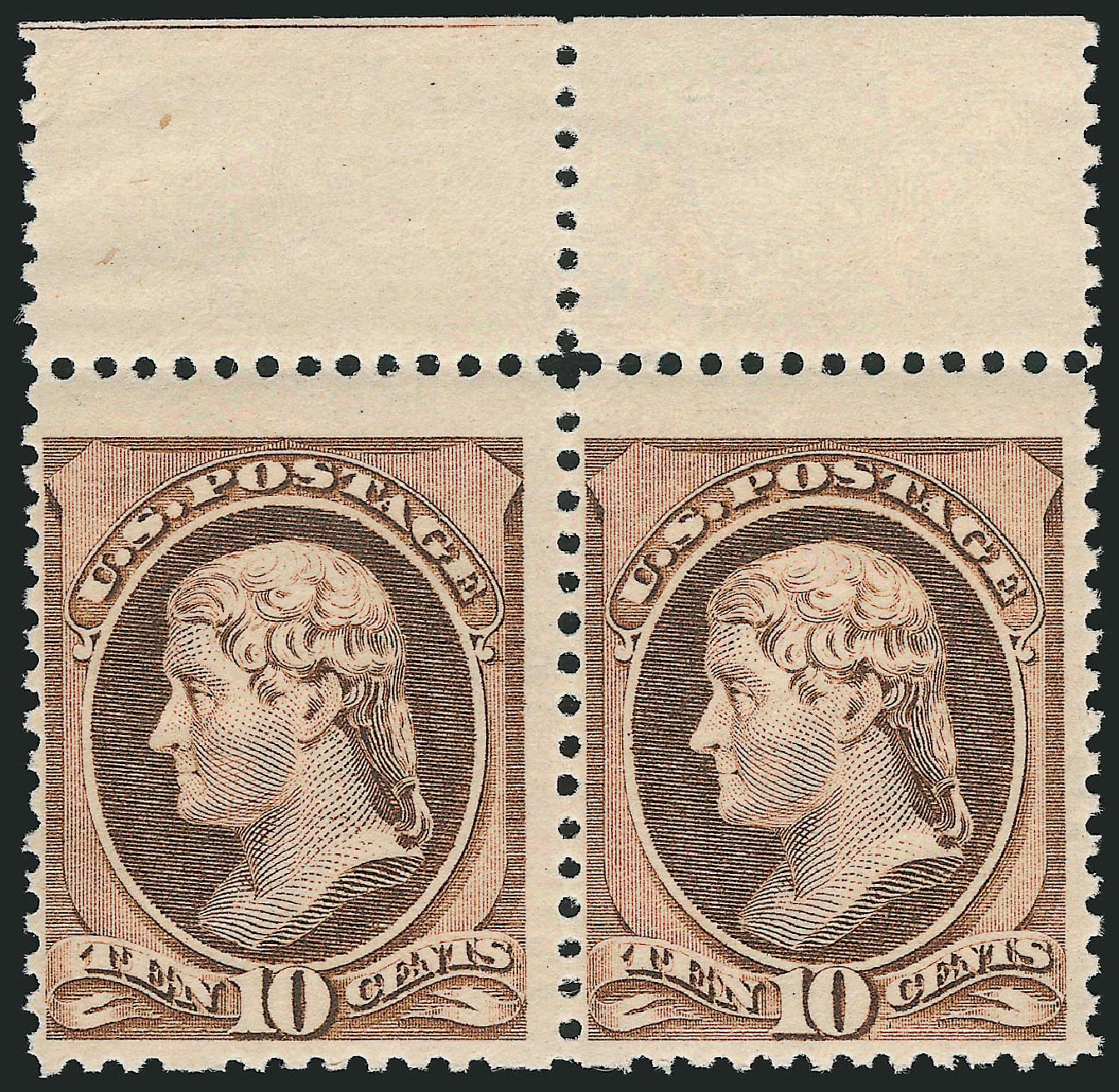 Price of US Stamps Scott # 209: 10c 1882 Thomas Jefferson. Robert Siegel Auction Galleries, Dec 2009, Sale 982, Lot 5505