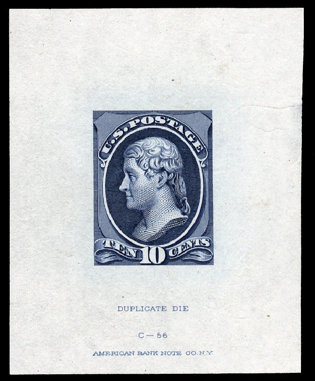 Values of US Stamps Scott Catalog 209 - 10c 1882 Thomas Jefferson. Cherrystone Auctions, Sep 2011, Sale 201109, Lot 7022