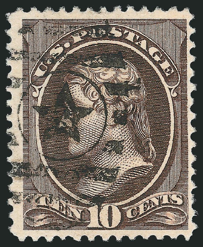 Value of US Stamps Scott Catalog #209 - 10c 1882 Thomas Jefferson. Robert Siegel Auction Galleries, Oct 2011, Sale 1014, Lot 1432
