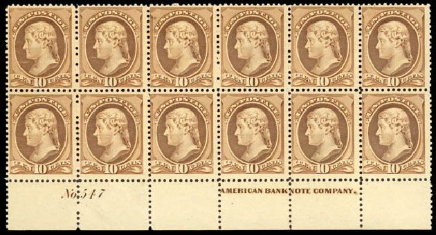 US Stamp Prices Scott Catalogue # 209: 1882 10c Thomas Jefferson. Daniel Kelleher Auctions, Sep 2013, Sale 639, Lot 3293