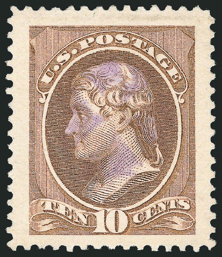 US Stamp Price Scott #209: 10c 1882 Thomas Jefferson. Robert Siegel Auction Galleries, Nov 2013, Sale 1061, Lot 3636