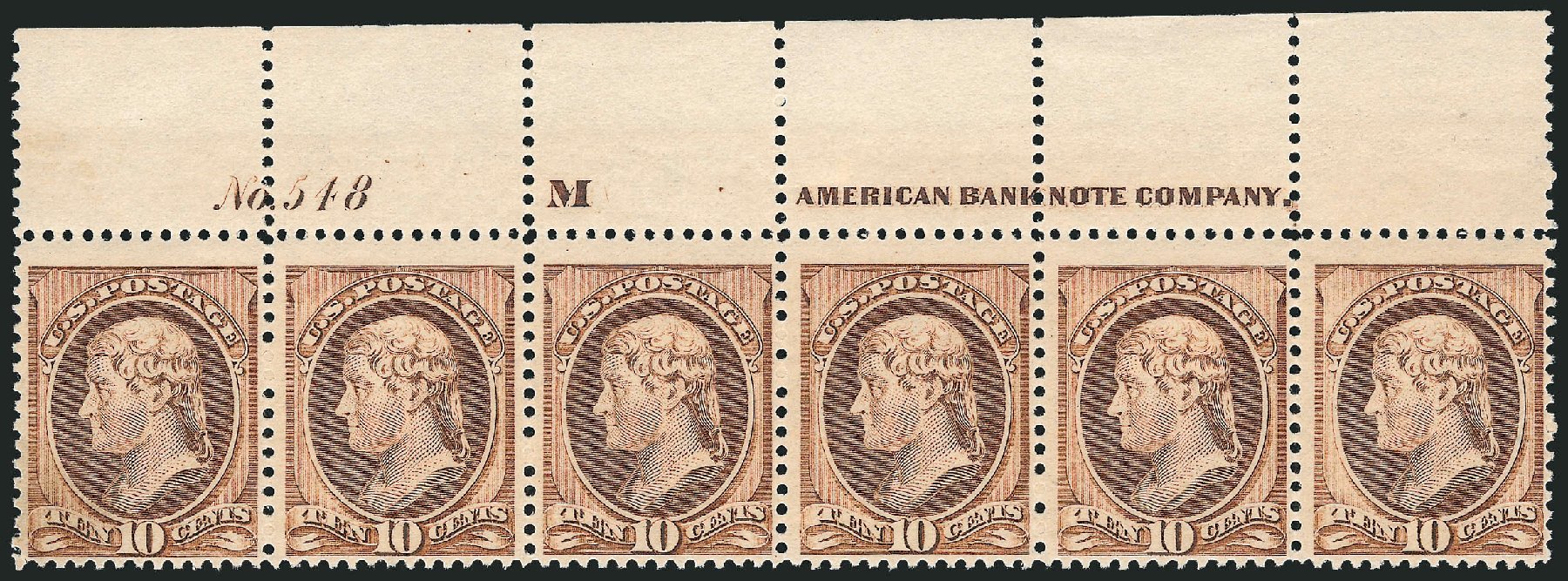 US Stamp Value Scott # 209 - 1882 10c Thomas Jefferson. Robert Siegel Auction Galleries, Jul 2014, Sale 1077, Lot 156