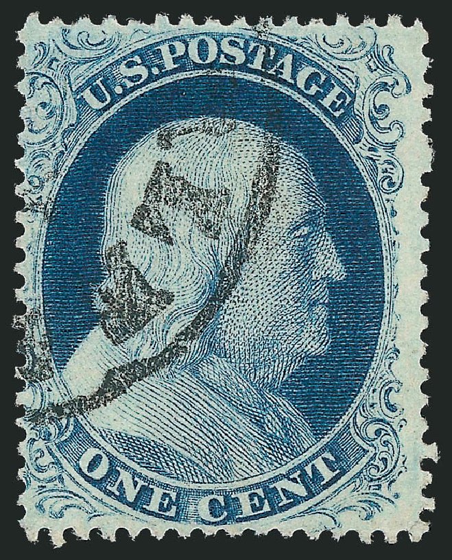 Value of US Stamps Scott Catalogue #21 - 1c 1857 Franklin. Robert Siegel Auction Galleries, Mar 2011, Sale 1006, Lot 1157