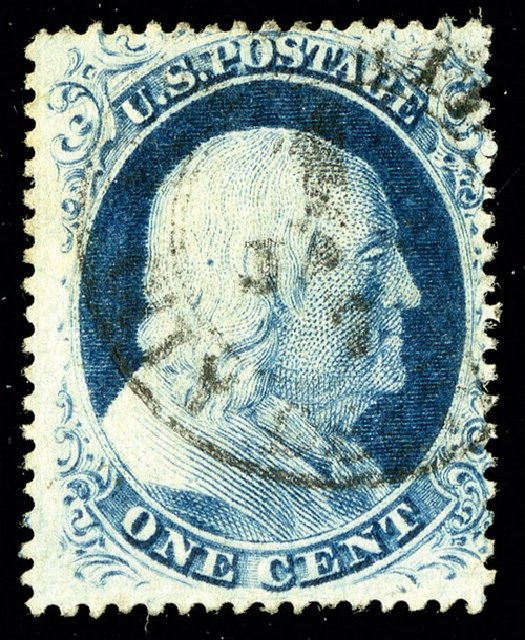 US Stamp Prices Scott Catalog # 21 - 1857 1c Franklin. Spink Shreves Galleries, May 2014, Sale 148, Lot 40