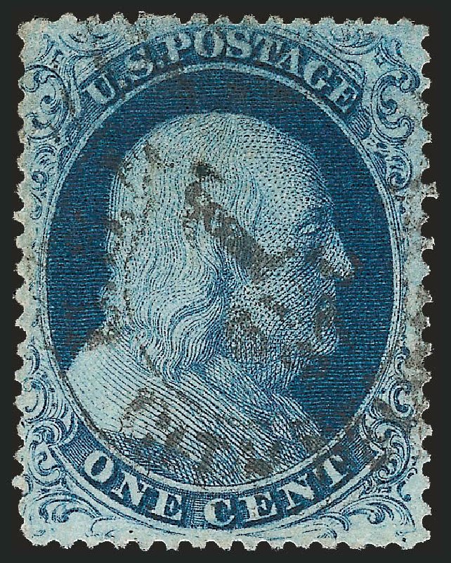 Prices of US Stamps Scott Catalog # 21: 1857 1c Franklin. Robert Siegel Auction Galleries, Apr 2010, Sale 984, Lot 121