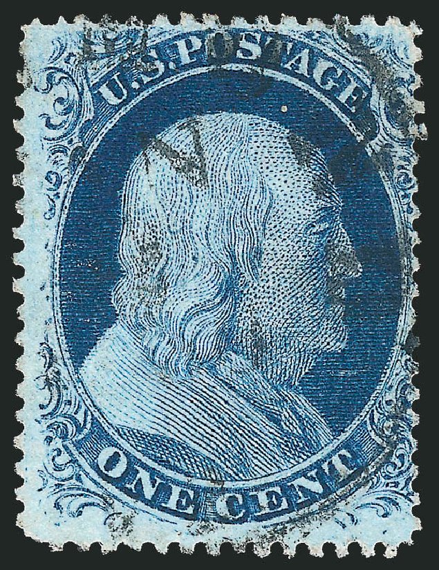 US Stamp Value Scott #21 - 1857 1c Franklin. Robert Siegel Auction Galleries, Mar 2011, Sale 1006, Lot 1074