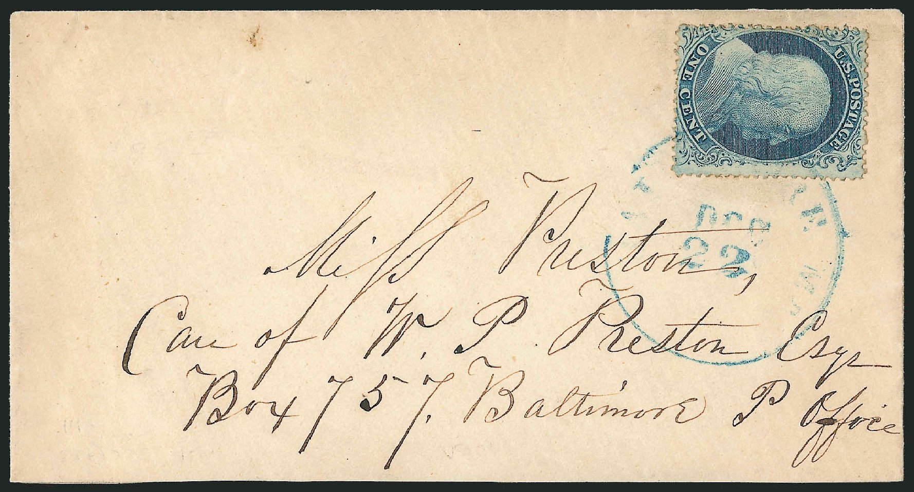 Prices of US Stamp Scott Catalog # 21 - 1857 1c Franklin. Robert Siegel Auction Galleries, Mar 2011, Sale 1006, Lot 1174