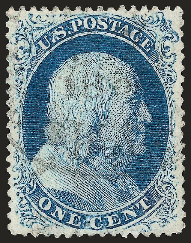 Values of US Stamp Scott 21 - 1857 1c Franklin. Robert Siegel Auction Galleries, Dec 2008, Sale 967, Lot 4114