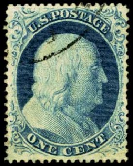 Costs of US Stamp Scott Cat. # 21 - 1c 1857 Franklin. Harmer-Schau Auction Galleries, Feb 2012, Sale 92, Lot 815