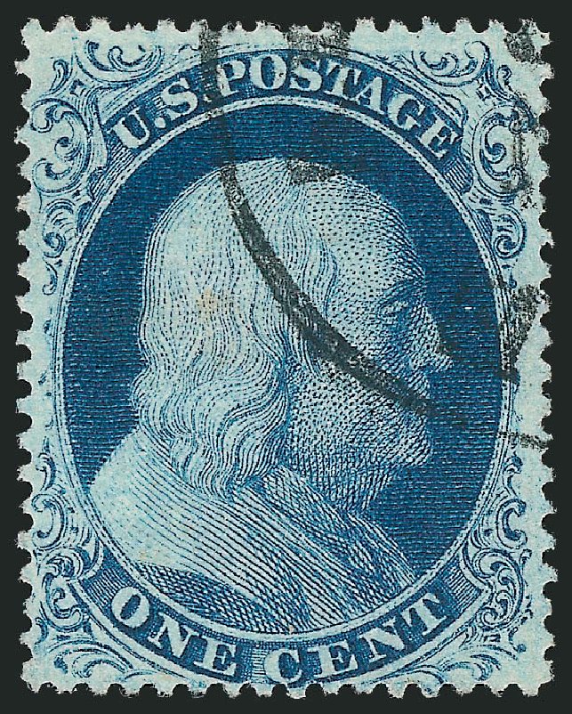 Prices of US Stamps Scott Cat. 21 - 1857 1c Franklin. Robert Siegel Auction Galleries, Mar 2011, Sale 1006, Lot 1155