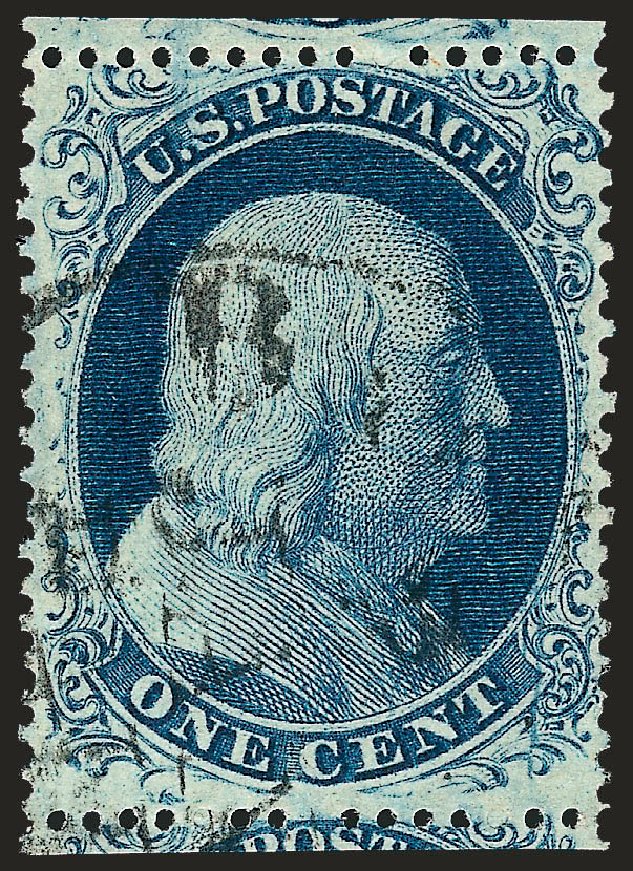 Value of US Stamp Scott Cat. 21: 1c 1857 Franklin. Robert Siegel Auction Galleries, Oct 2008, Sale 963, Lot 302