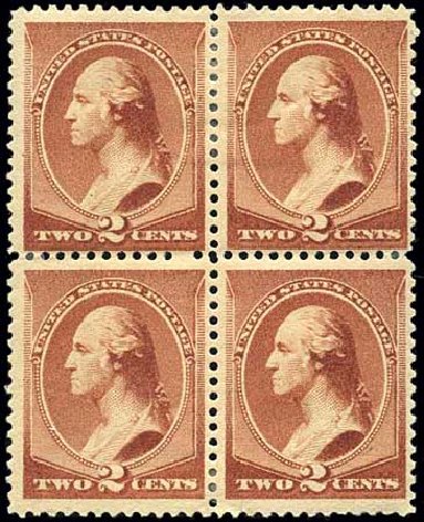 Prices of US Stamp Scott 210: 1883 2c Washington. Harmer-Schau Auction Galleries, Oct 2009, Sale 83, Lot 377