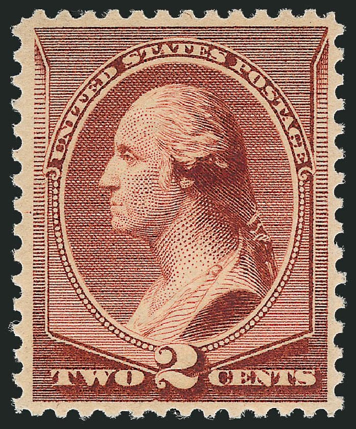 US Stamp Values Scott Catalog # 210: 1883 2c Washington. Robert Siegel Auction Galleries, Jun 2011, Sale 1011, Lot 558