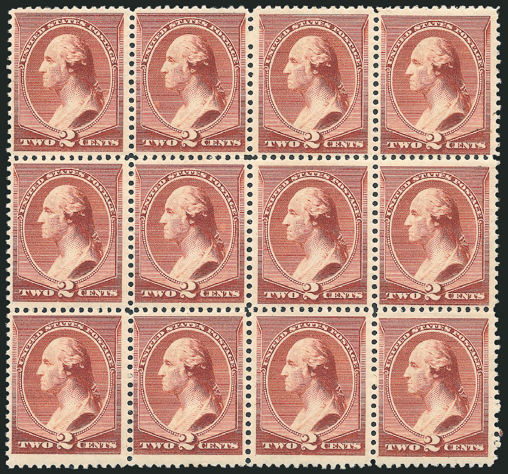 Cost of US Stamps Scott #210: 1883 2c Washington. Robert Siegel Auction Galleries, Mar 2011, Sale 1007, Lot 2370