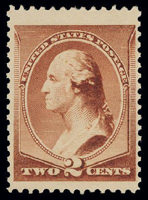 US Stamp Price Scott Catalog 210 - 1883 2c Washington. Matthew Bennett International, Jun 2008, Sale 328, Lot 702