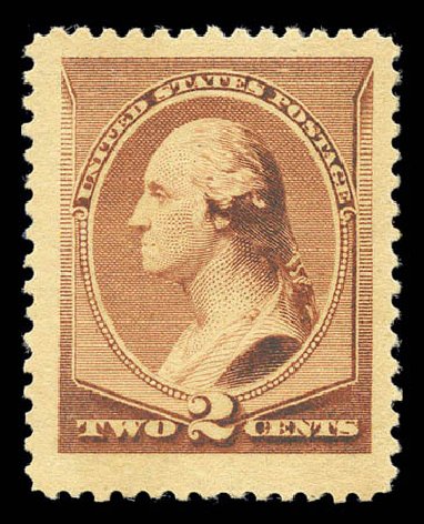 Costs of US Stamp Scott Catalogue #210: 2c 1883 Washington. Matthew Bennett International, Sep 2010, Sale 331, Lot 553
