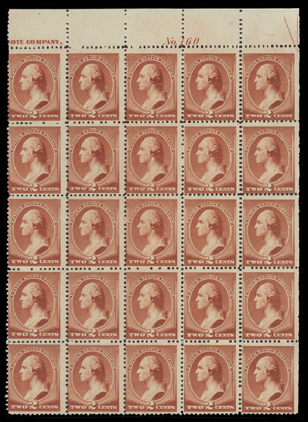 Price of US Stamp Scott Catalog #210 - 2c 1883 Washington. Daniel Kelleher Auctions, Aug 2012, Sale 631, Lot 866