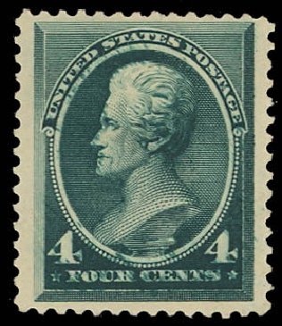US Stamps Price Scott Cat. 211: 4c 1883 Jackson. Daniel Kelleher Auctions, Jun 2012, Sale 630, Lot 1437