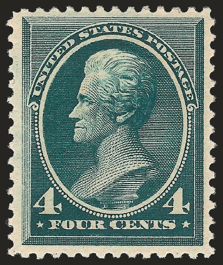 Prices of US Stamp Scott #211: 1883 4c Jackson. Robert Siegel Auction Galleries, Dec 2009, Sale 982, Lot 5507