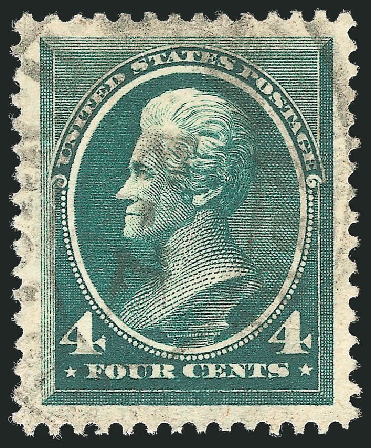 Prices of US Stamp Scott Catalogue 211: 1883 4c Jackson. Robert Siegel Auction Galleries, Sep 2012, Sale 1027, Lot 98
