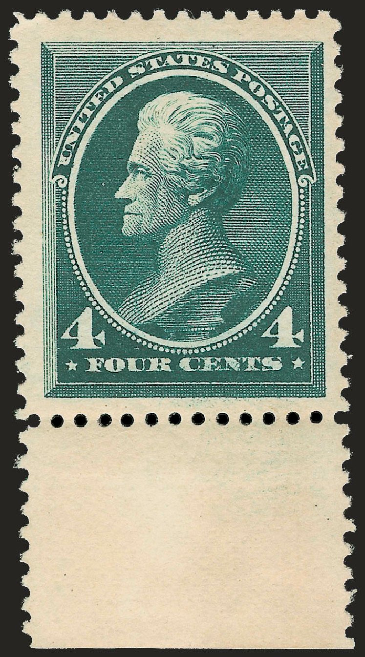 US Stamp Price Scott Cat. 211 - 4c 1883 Jackson. Robert Siegel Auction Galleries, Dec 2009, Sale 982, Lot 5508