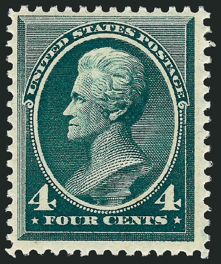 US Stamp Price Scott Cat. # 211: 4c 1883 Jackson. Robert Siegel Auction Galleries, Oct 2008, Sale 963, Lot 840
