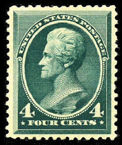 Prices of US Stamp Scott Catalogue #211: 1883 4c Jackson. Matthew Bennett International, Feb 2012, Sale 340, Lot 291