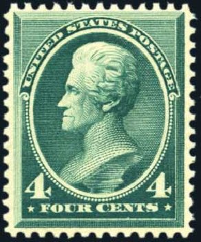 Prices of US Stamps Scott # 211 - 1883 4c Jackson. Harmer-Schau Auction Galleries, Mar 2011, Sale 89, Lot 211