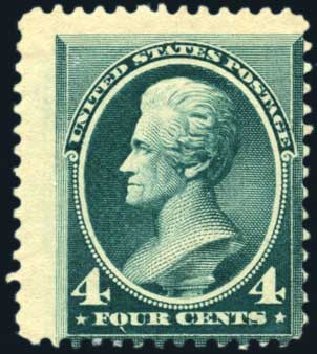 Prices of US Stamp Scott Catalog # 211 - 4c 1883 Jackson. Harmer-Schau Auction Galleries, Oct 2010, Sale 87, Lot 182