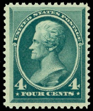 Cost of US Stamp Scott #211: 1883 4c Jackson. Daniel Kelleher Auctions, Mar 2014, Sale 648, Lot 2092