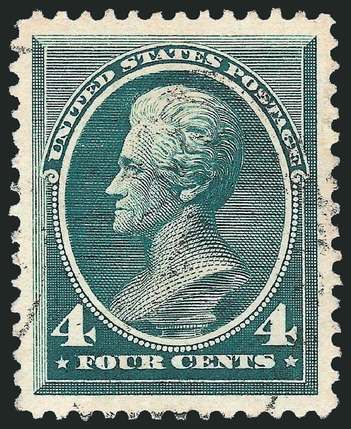 Costs of US Stamp Scott Catalogue #211 - 4c 1883 Jackson. Robert Siegel Auction Galleries, Mar 2013, Sale 1040, Lot 1452