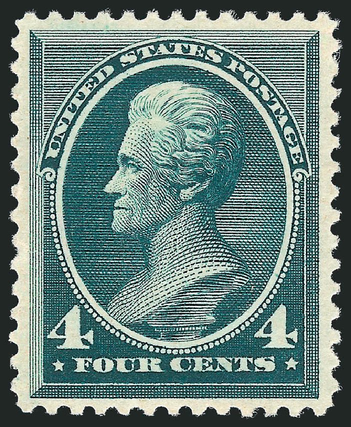 US Stamp Value Scott Catalogue #211 - 1883 4c Jackson. Robert Siegel Auction Galleries, Oct 2010, Sale 997, Lot 5632