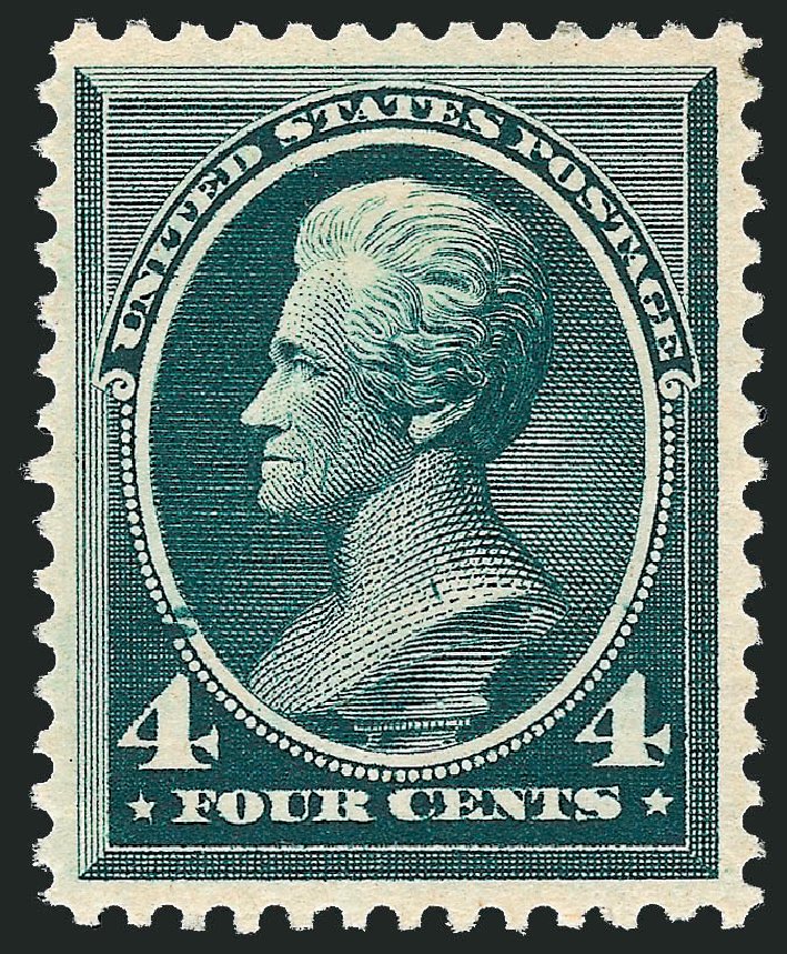 Price of US Stamp Scott Cat. 211: 4c 1883 Jackson. Robert Siegel Auction Galleries, Feb 2010, Sale 983, Lot 126
