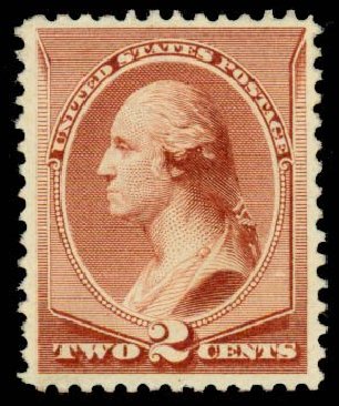 Prices of US Stamps Scott # 211B: 2c 1883 Washington Special Printing. Daniel Kelleher Auctions, Sep 2013, Sale 639, Lot 407