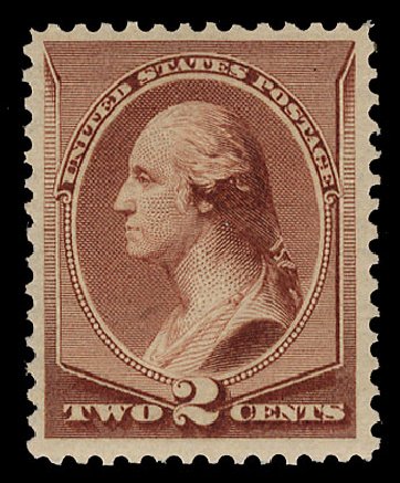 Prices of US Stamps Scott Cat. 211B - 2c 1883 Washington Special Printing. Cherrystone Auctions, Oct 2012, Sale 201210, Lot 108