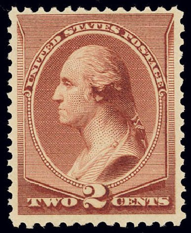 Cost of US Stamp Scott Catalog #211B - 1883 2c Washington Special Printing. Daniel Kelleher Auctions, Feb 2013, Sale 634, Lot 151