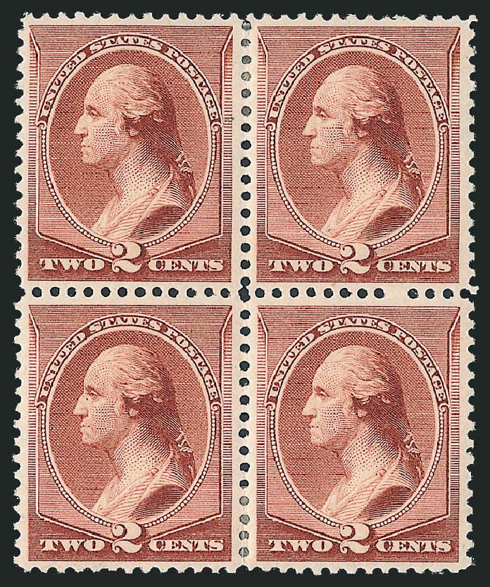 US Stamp Price Scott #211B - 2c 1883 Washington Special Printing. Robert Siegel Auction Galleries, Mar 2012, Sale 1021, Lot 431