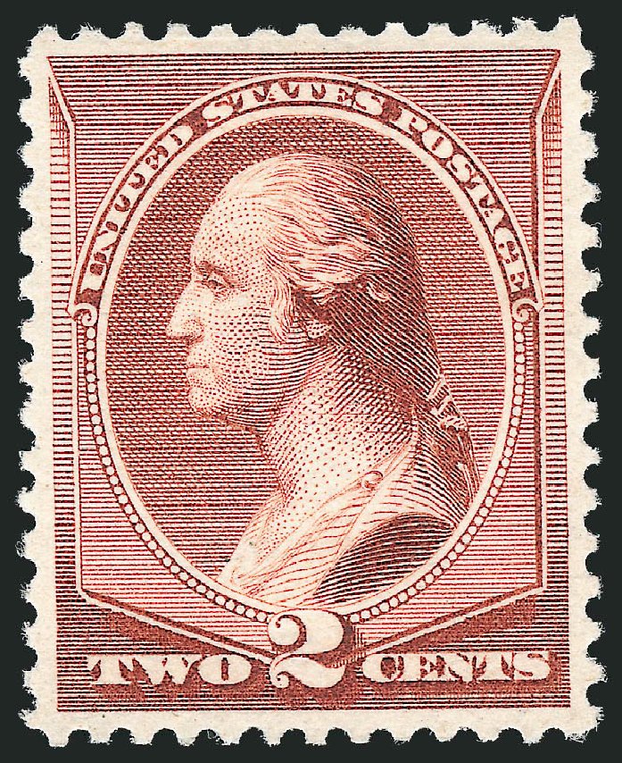 US Stamps Prices Scott Catalogue # 211B - 2c 1883 Washington Special Printing. Robert Siegel Auction Galleries, Mar 2011, Sale 1007, Lot 2374